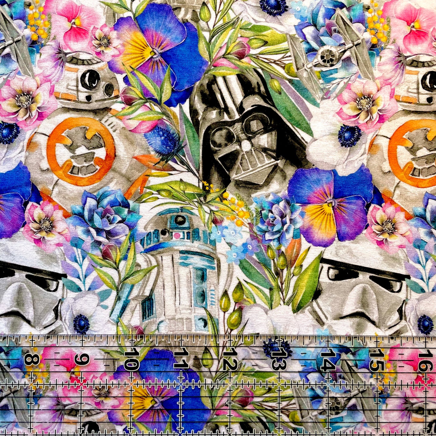 9x14 Tumbler Cut, Custom Fabric, CottonSpandex, High Quality, Mask Cut, Tumbler Fabric, Yoda, Jedi, Wars, Floral, Star