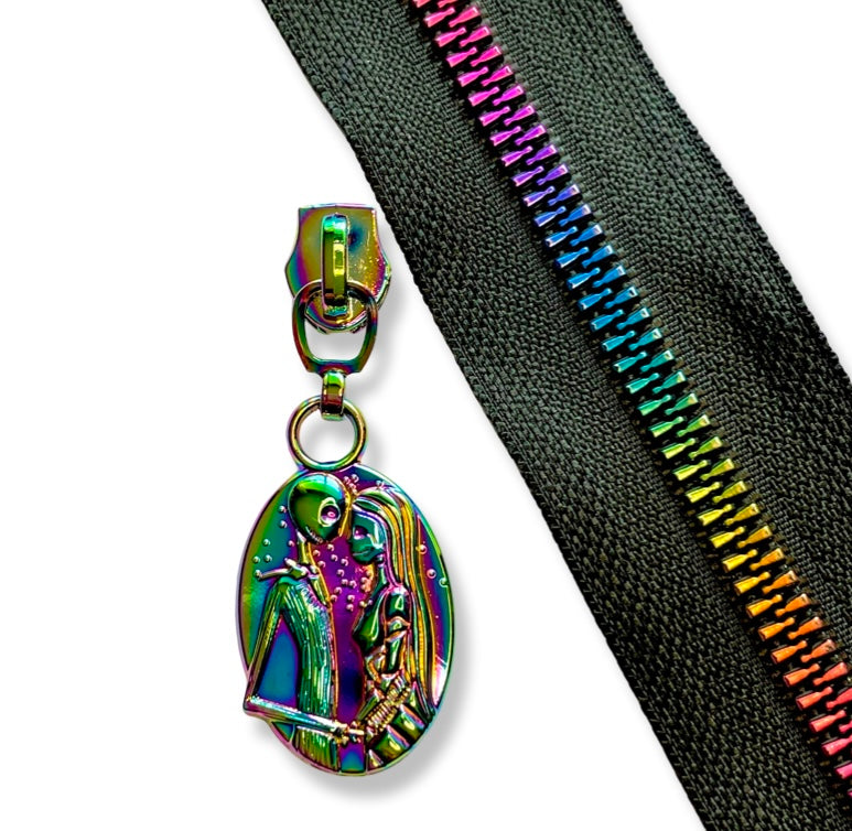 Zipper Pull, Jack and Sally, NBC, Oval, Rainbow