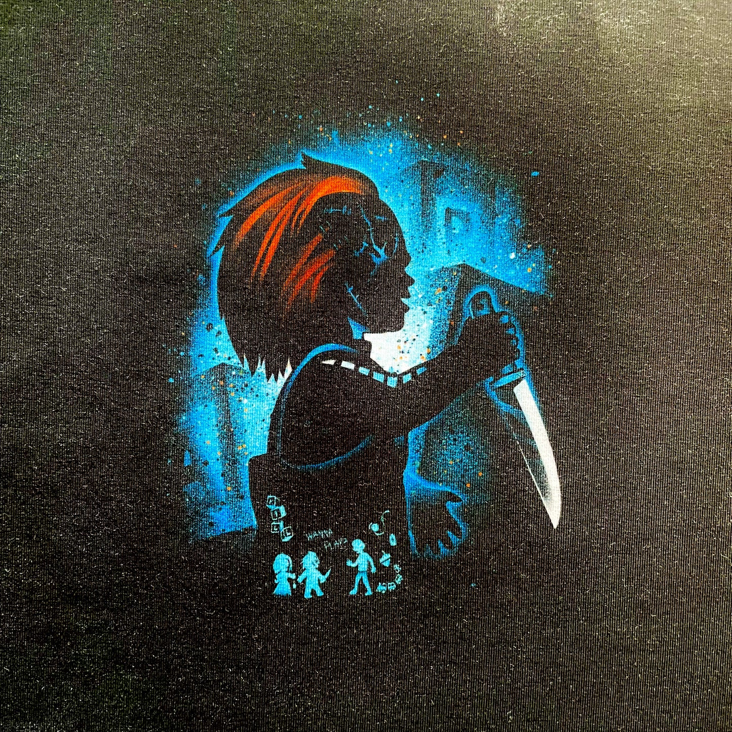 9x14 Tumbler Cut, Custom Fabric, CottonSpandex, High Quality, Halloween, Horror, Chucky, Precut
