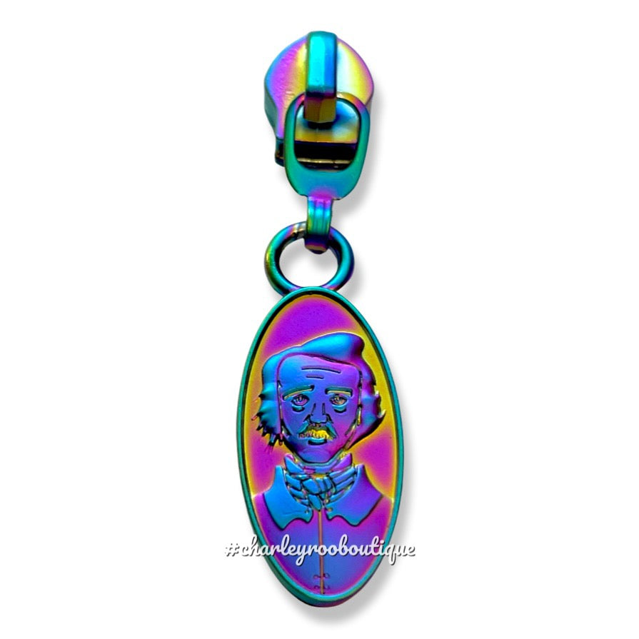 Zipper Pull, Poe, Matte Rainbow