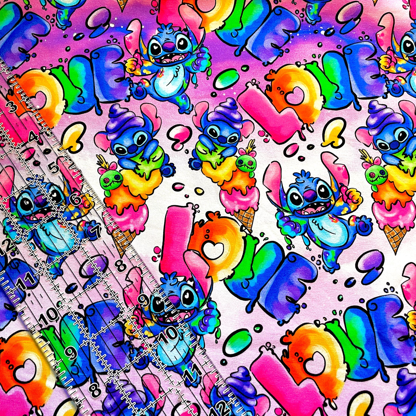 9x14 Tumbler Cut, Custom Fabric, CottonSpandex, High Quality, Mask Cut, Tumbler Fabric, Pride, Stitch, Love is Love, Ombre