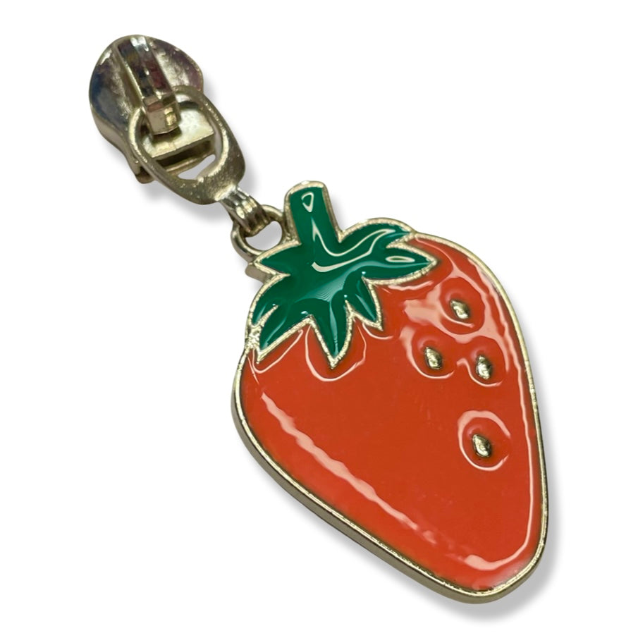 Zipper Pull Charm Strawberry - 721093004262