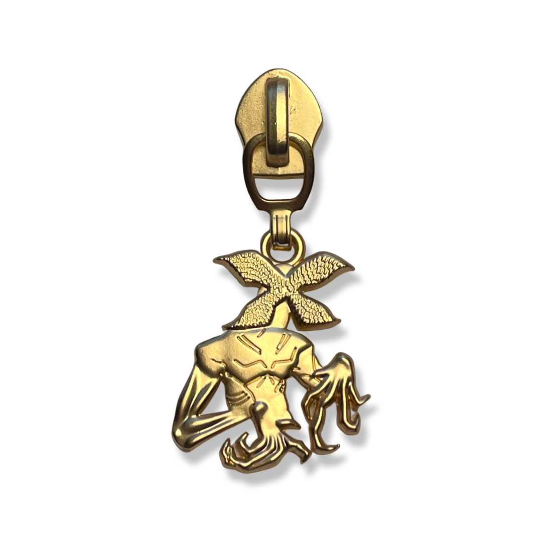 Zipper Pull, Strange Monster, Misty Gold