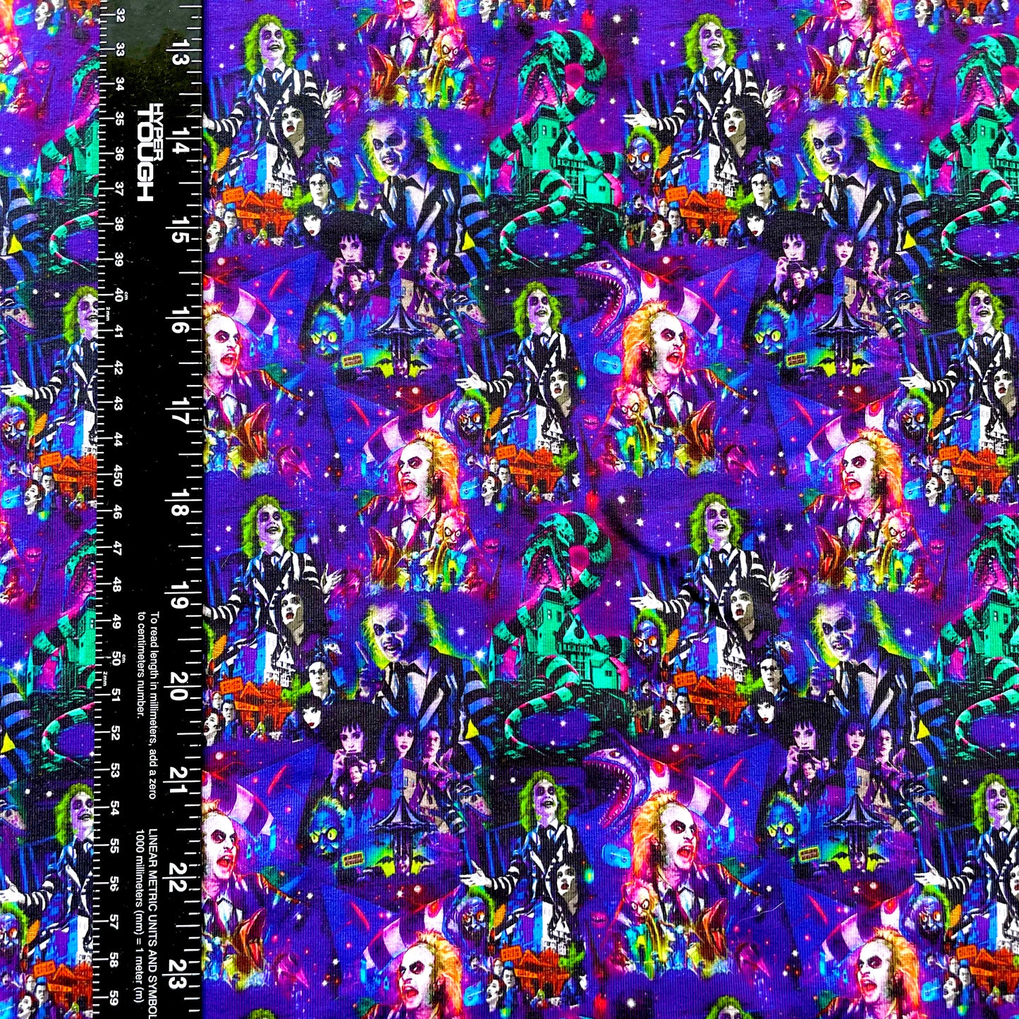 Half Yard, Beetlejuice, Cotton Spandex
