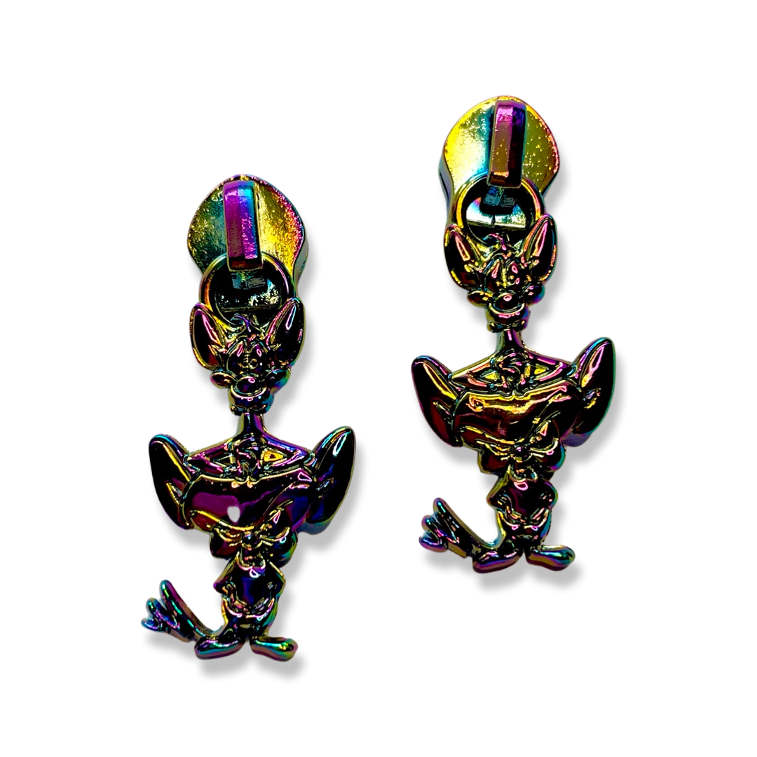 Zipper Pull, Brainy Mice, Insane Genius, Rainbow