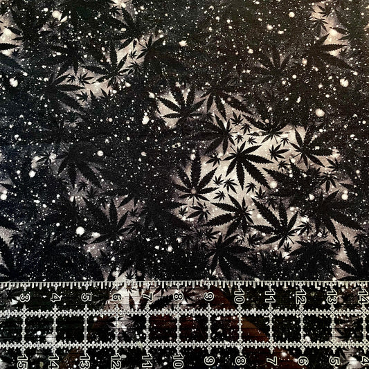 9x14 Tumbler Cut, Custom Fabric, CottonSpandex, High Quality, Mask Cut, Tumbler Fabric, Adult, Stoner, 420, Pot Leaf, Weed, Galaxy Smoke