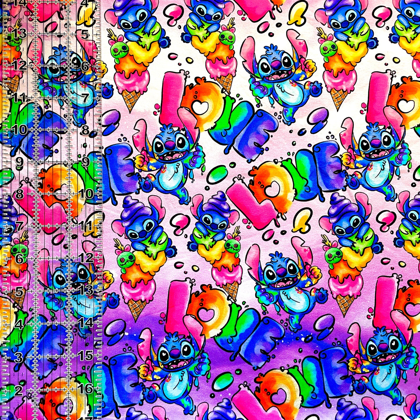 9x14 Tumbler Cut, Custom Fabric, CottonSpandex, High Quality, Mask Cut, Tumbler Fabric, Pride, Stitch, Love is Love, Ombre