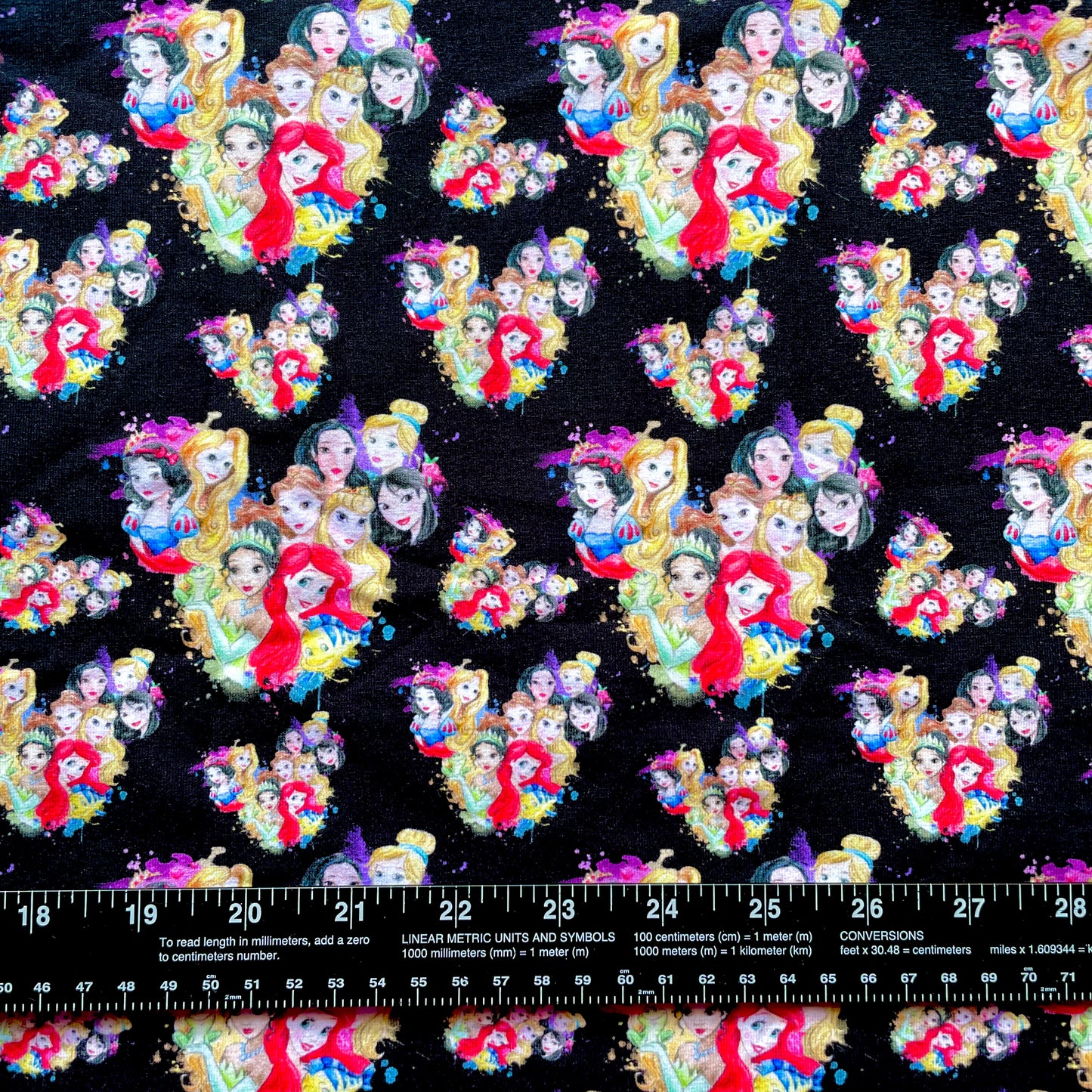 Half Yard, Princess Ears, Cotton Spandex