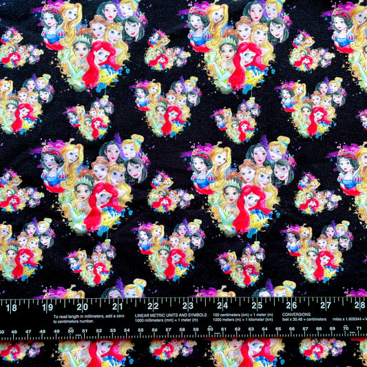 Half Yard, Princess Ears, Cotton Spandex