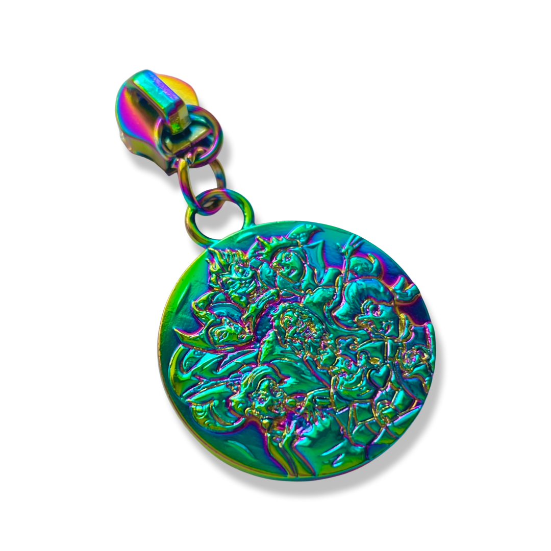 Zipper Pull, Wicked Ladies, Rainbow