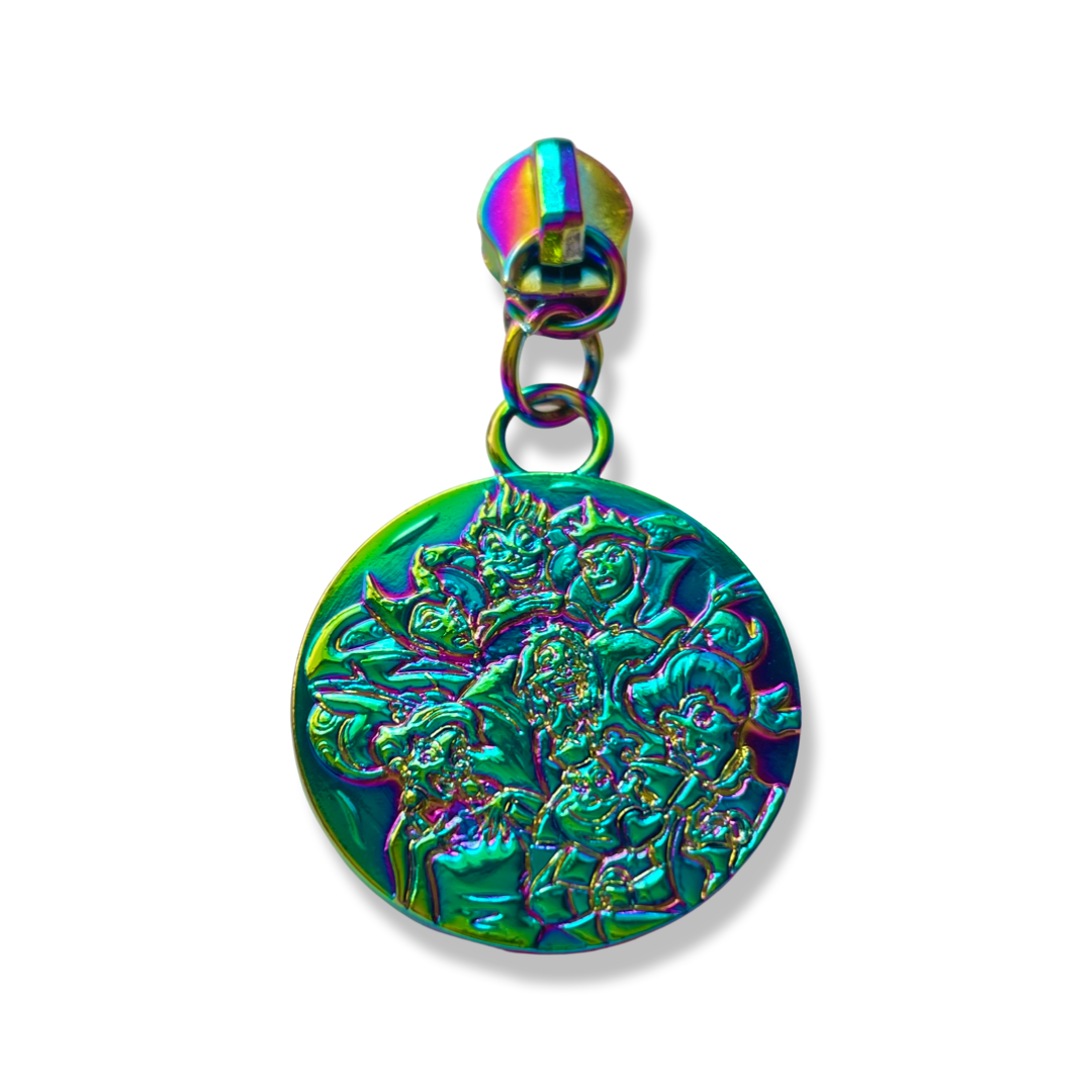 Zipper Pull, Wicked Ladies, Rainbow