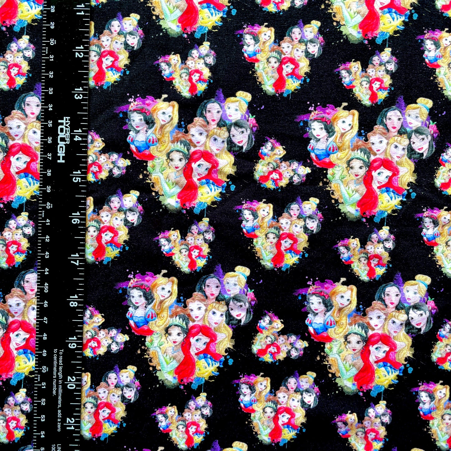 Half Yard, Princess Ears, Cotton Spandex