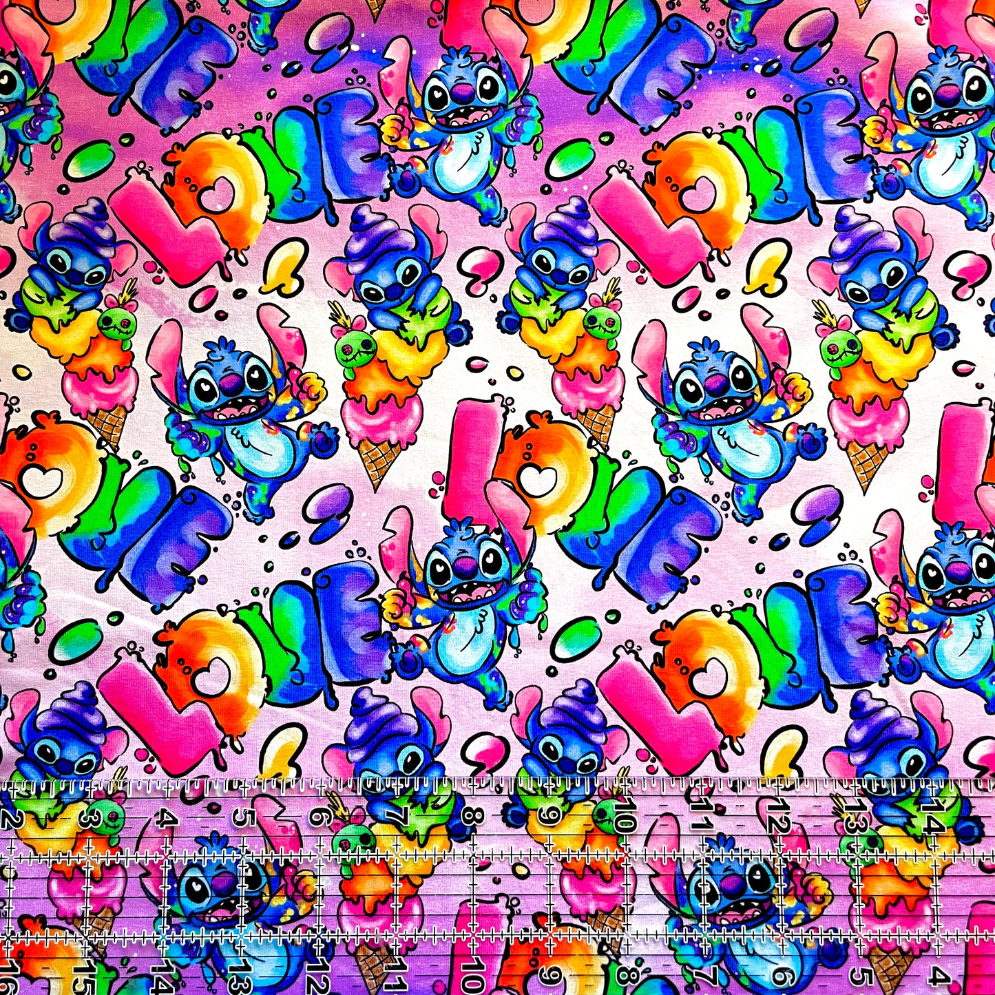 9x14 Tumbler Cut, Custom Fabric, CottonSpandex, High Quality, Mask Cut, Tumbler Fabric, Pride, Stitch, Love is Love, Ombre