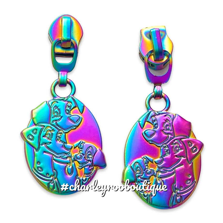 Zipper Pull, Dalmatian’s Movie, Rainbow Matte