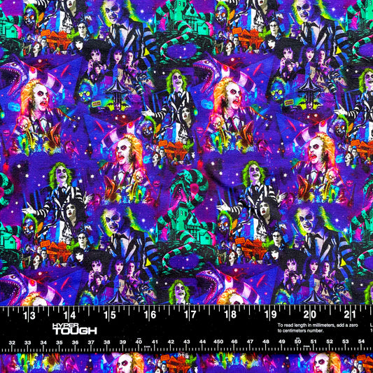 Half Yard, Beetlejuice, Cotton Spandex