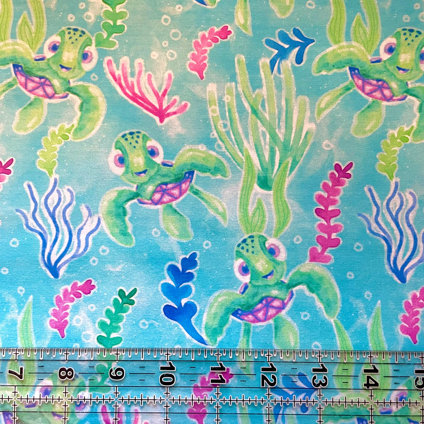 9x14 Tumbler Cut, Custom Fabric, CottonSpandex, High Quality, Mask Cut, Tumbler Fabric, Disney, Nemo, Totally Dude, Turtle, Squirt