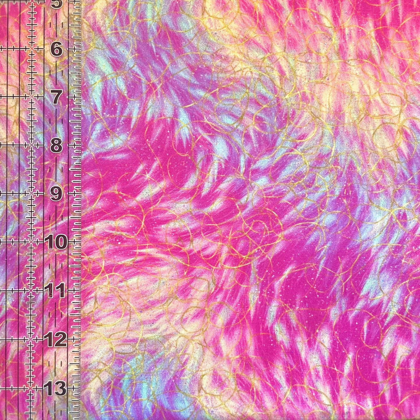 9x14 Tumbler Cut, Custom Fabric, CottonSpandex, High Quality, Mask Cut, Tumbler Fabric, Neon Fur, Bright, Colorful