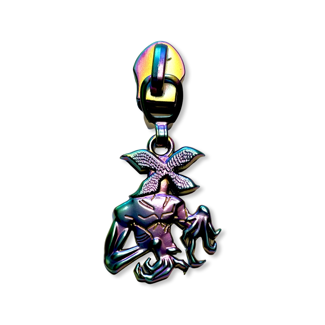 Zipper Pull, Strange Monster, Matte Rainbow