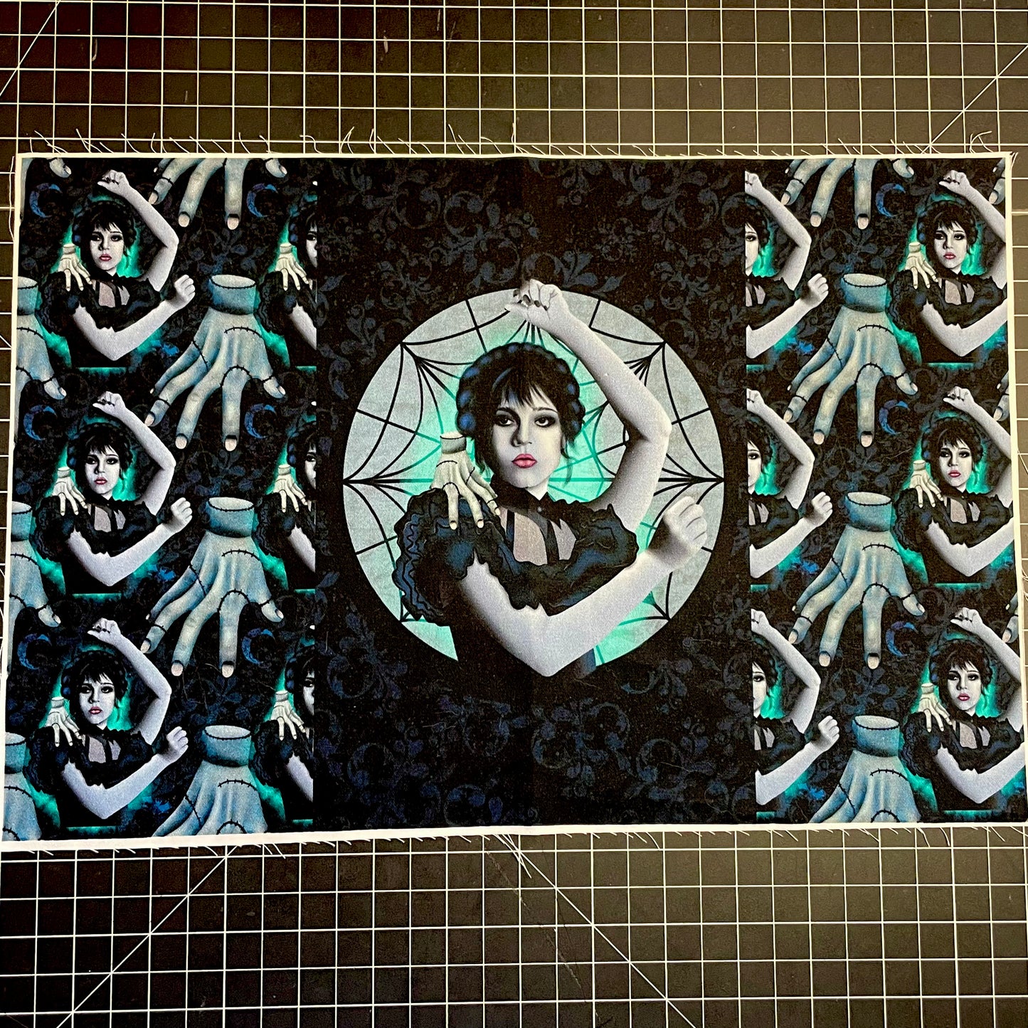 9x14 Tumbler Cut, Custom Fabric, CW Cotton Woven, High Quality, Mask Cut, Tumbler Fabric, Dance with My Hands, Precut