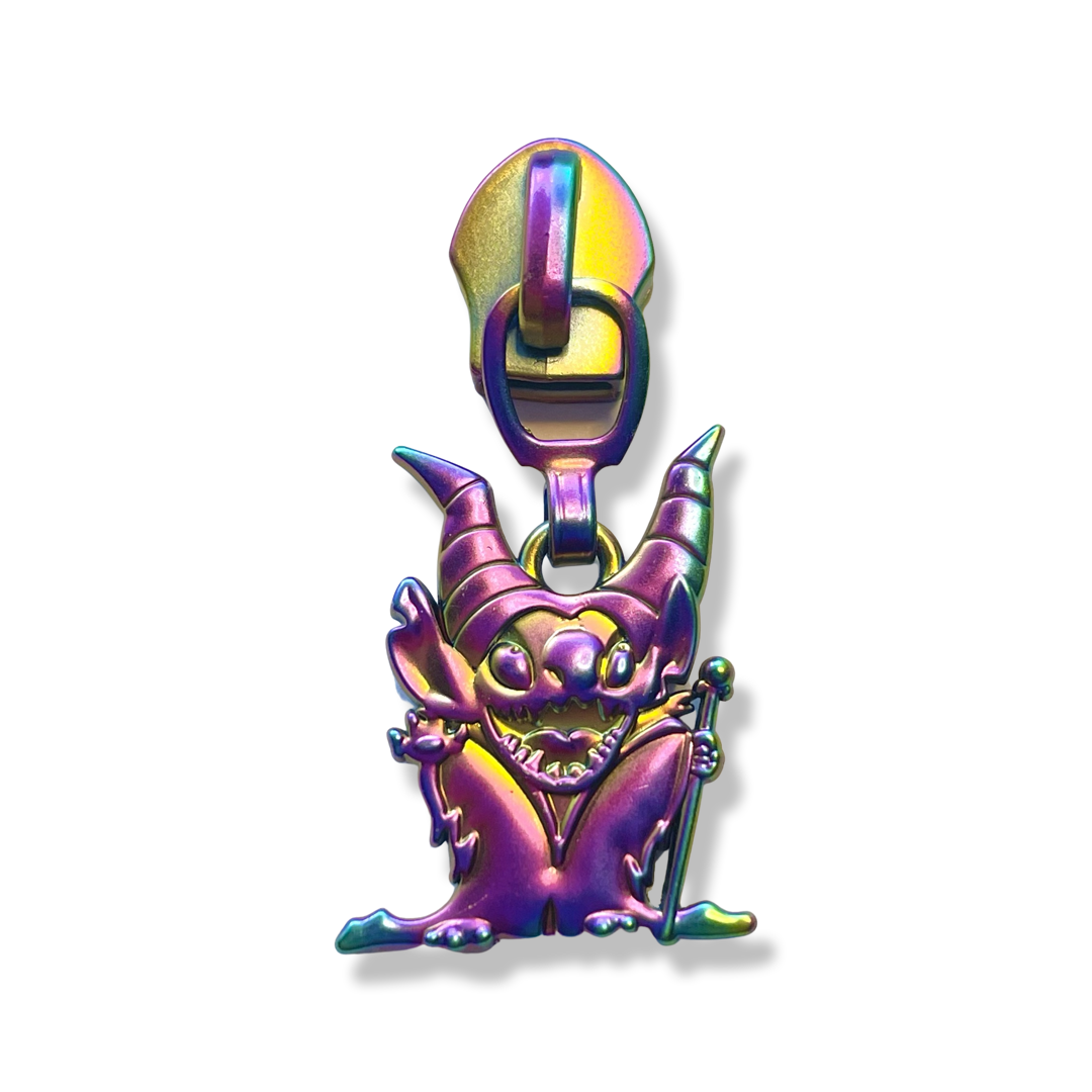 Zipper Pull, Stitch Dress Up, Rainbow Matte