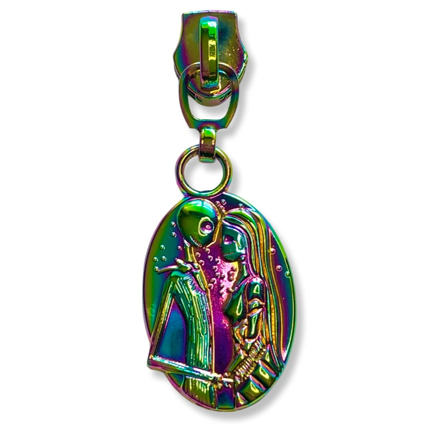 Zipper Pull, Jack and Sally, NBC, Oval, Rainbow