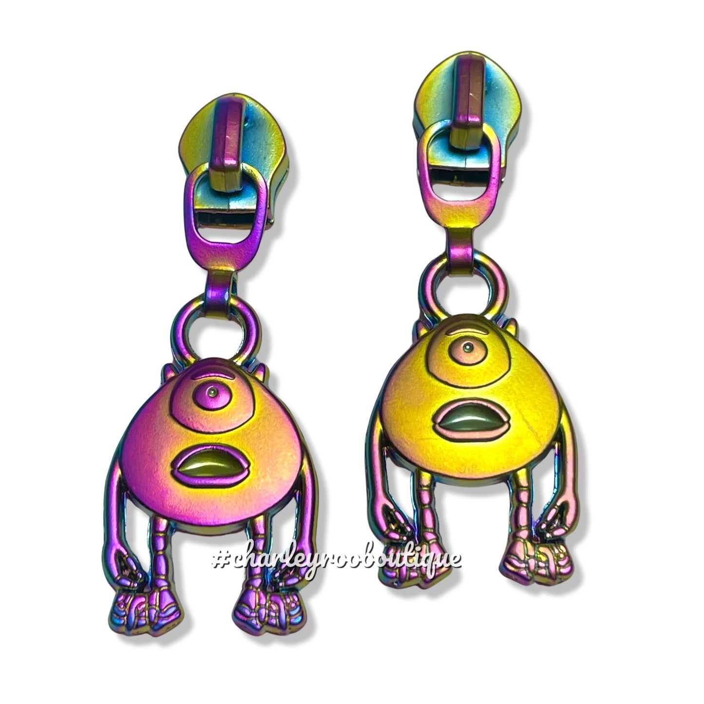 Zipper Pull, Monster Mike, Rainbow Matte