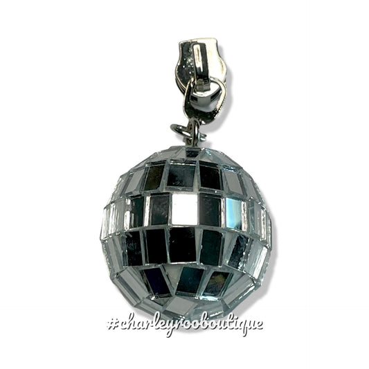 Zipper Pull, Disco Ball, Large