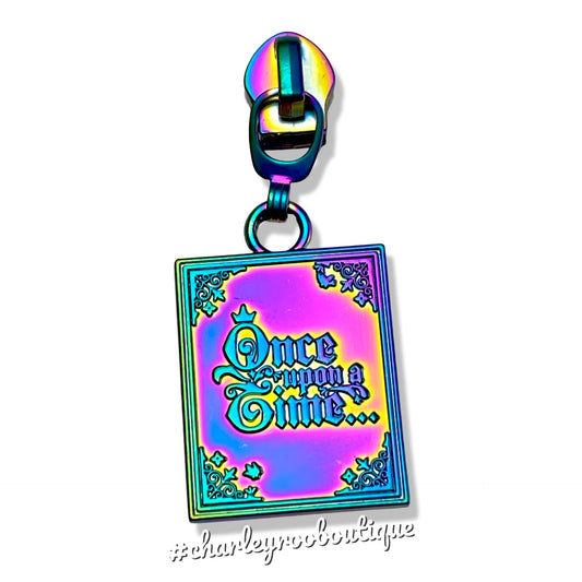 Zipper Pull, Once Upon a Time…, Large, Matte Rainbow