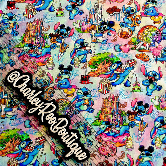 9x14 Tumbler Cut, Custom Fabric, CottonSpandex, High Quality, Tumbler Fabric, Stitch Snack Attack