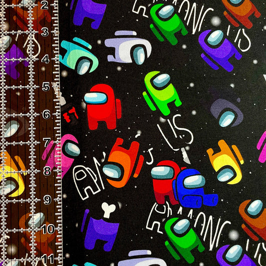 9x14 Tumbler Cut, Custom Fabric, CottonSpandex, High Quality, Mask Cut, Tumbler Fabric, Gamer, Space, Cartoon, Kids, Boy, Girl, Video Game