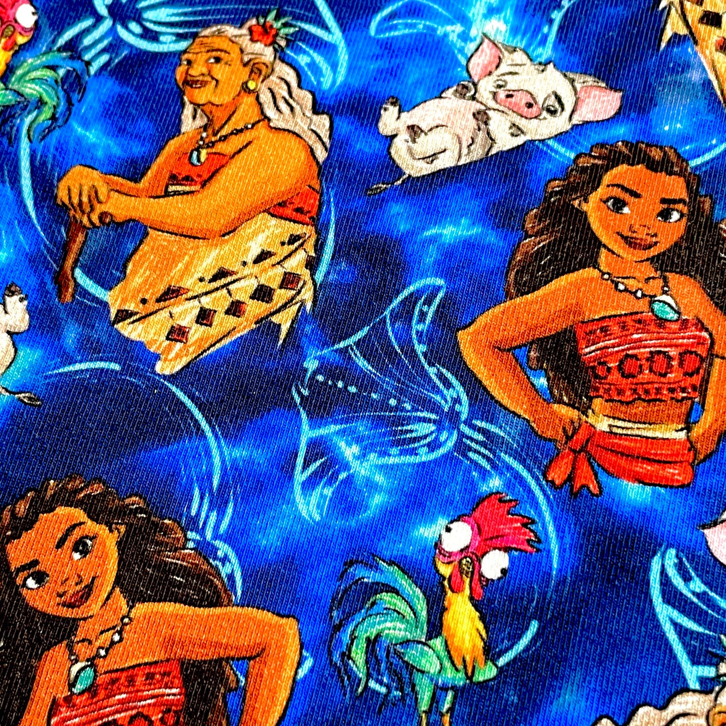 9x14 Tumbler Cut, Custom Fabric, CottonSpandex, High Quality, Mask Cut, Tumbler Fabric, Disney, Adventure, Beach, Princess, Moana