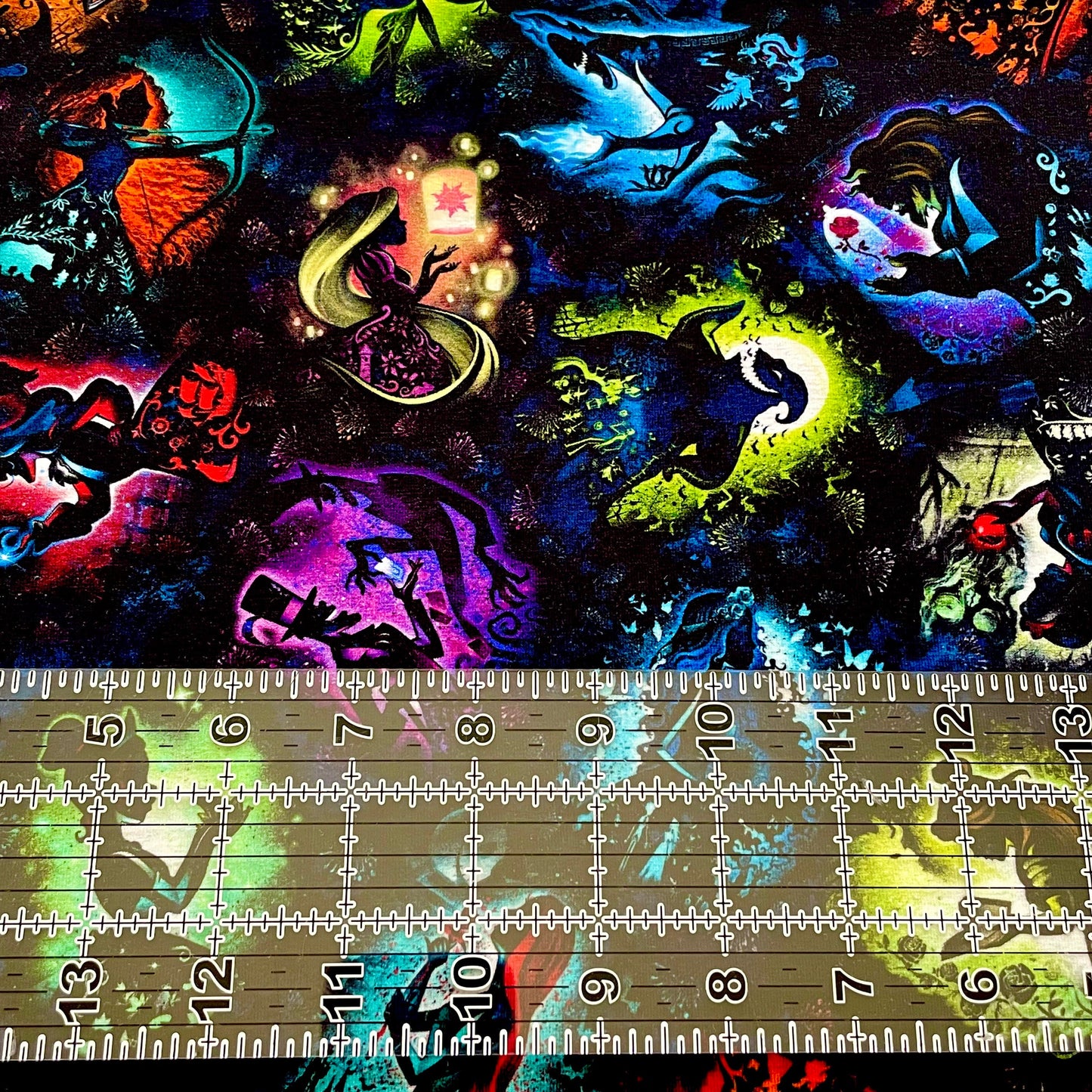 9x14 Tumbler Cut, Custom Fabric, CottonSpandex, High Quality, Mask Cut, Tumbler Fabric, Beautiful, Vibrant, Illumination, Happy