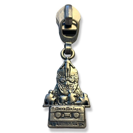Zipper Pull, Max’s Mix Tape, Strange Friends, Antique Nickel