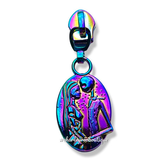 Zipper Pull, Jack and Sally, NBC, Oval, Rainbow