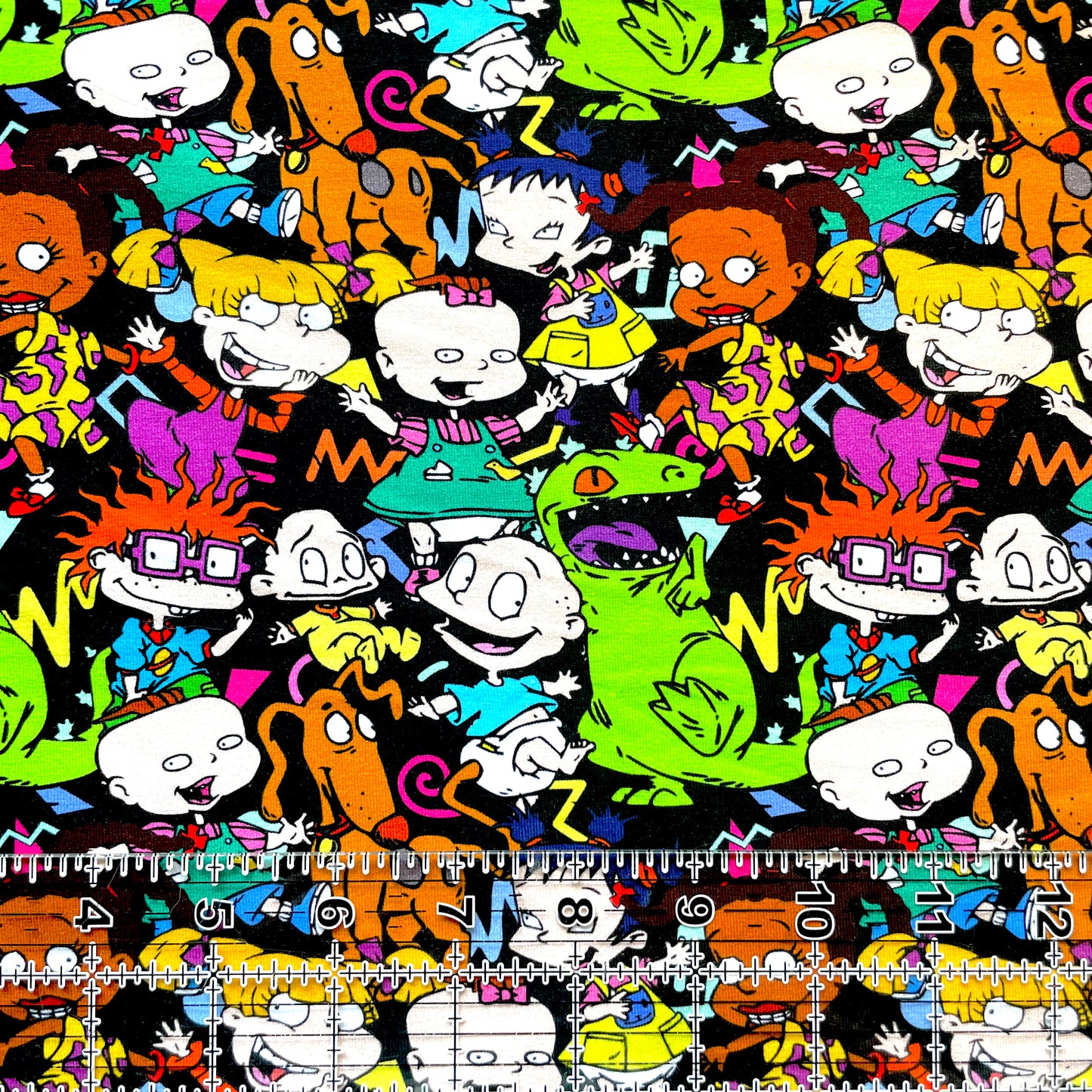 9x14 Tumbler Cut, Custom Fabric, CottonSpandex, High Quality, Mask Cut, Tumbler Fabric, Throwback, 90s, Babies in Diapers