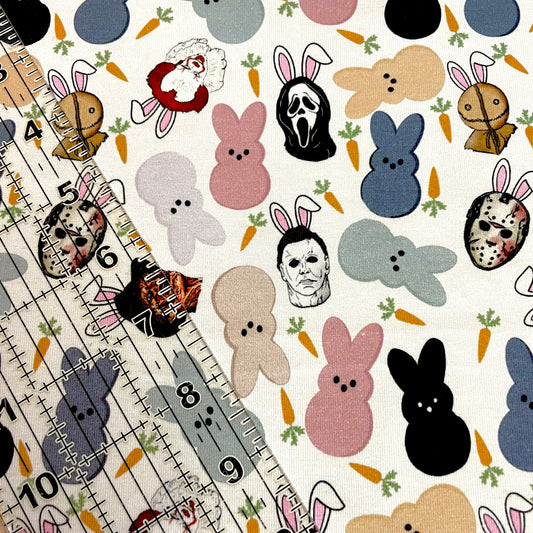 9x14 Tumbler Cut, Custom Fabric, CottonSpandex, High Quality, Mask Cut, Tumbler Fabric, Horror, Easter