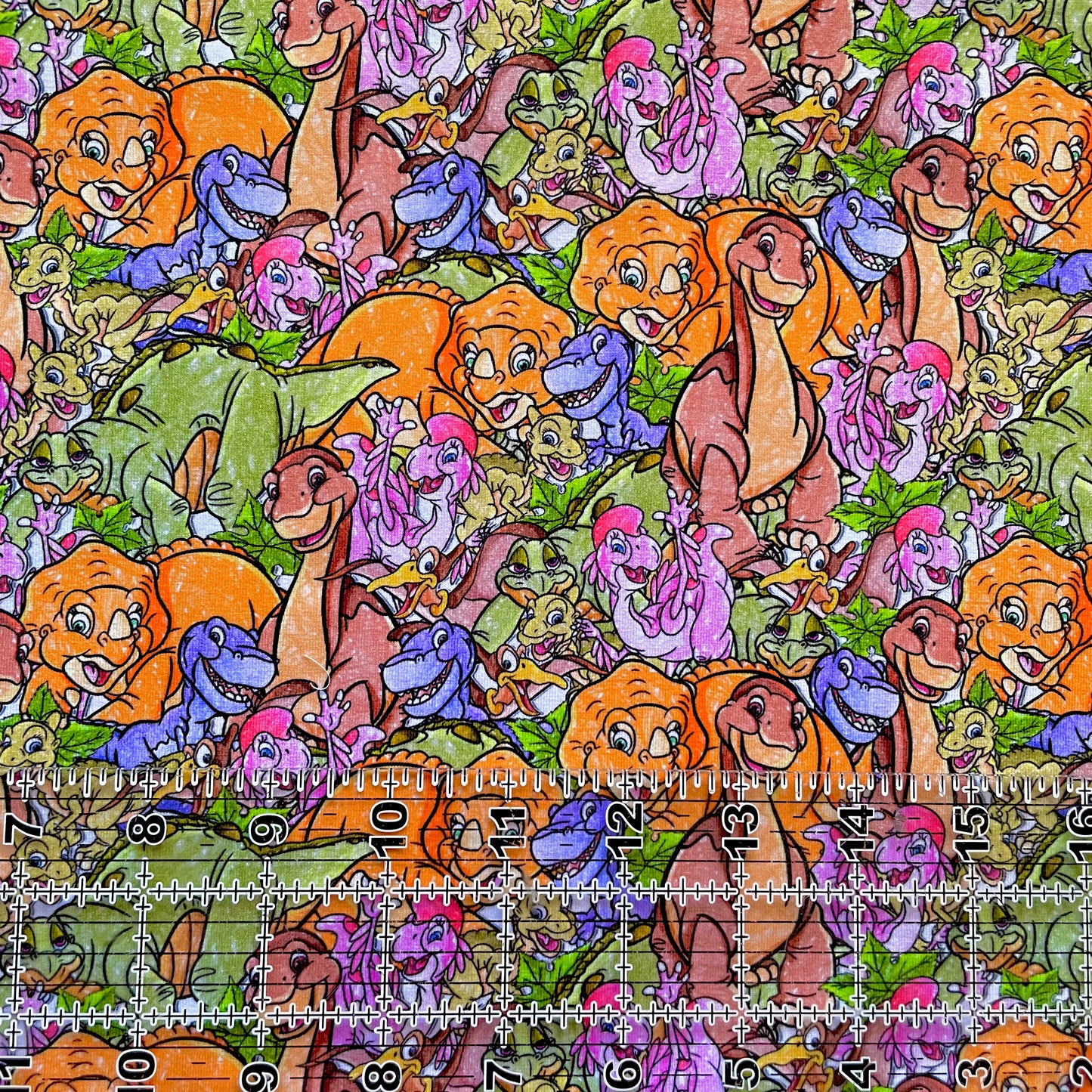 9x14 Tumbler Cut, Custom Fabric, CottonSpandex, High Quality, Mask Cut, Tumbler Fabric, Throwback, Land Dinos, Before Time, Dinosaurs