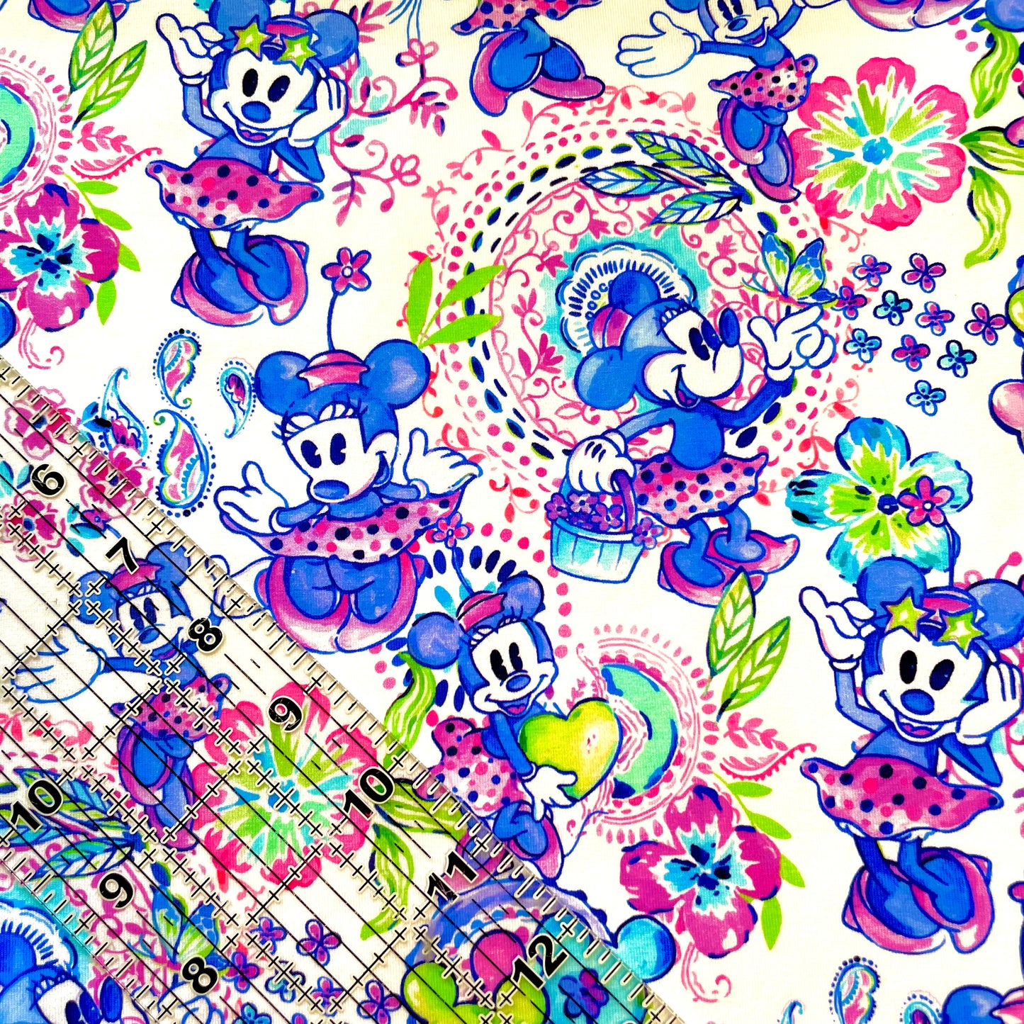 9x14 Tumbler Cut, Custom Fabric, CottonSpandex, High Quality, Mask Cut, Tumbler Fabric, Girlie Minnie, LP Inspired, Classic